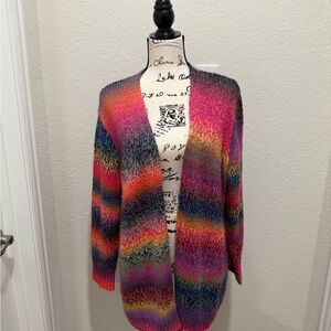 Lane Bryant Colorful Knit Cardigan sz 18/20